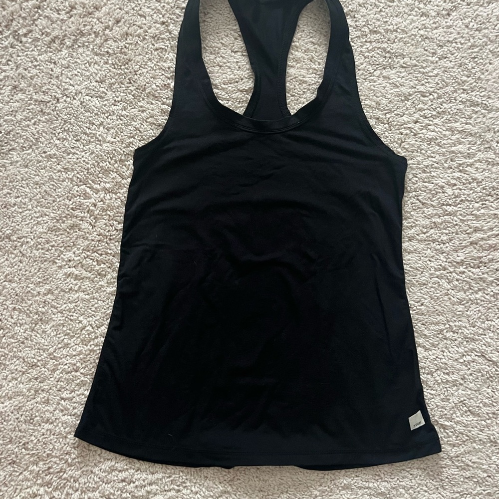 Vuori Black Racerback Tank Top
